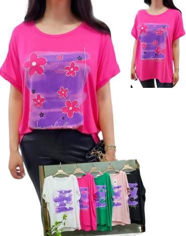 Polera Larga de Dama Colores Surtidos x 12 Unds.Talla: S / M  - L /XL