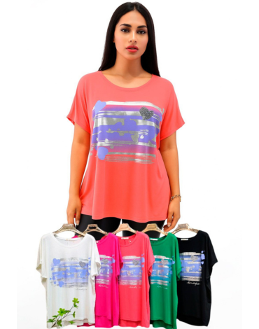 Polera Larga de Dama Colores Surtidos x 12 Unds.Talla: S / M  - L /XL