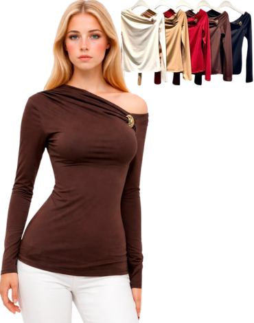 Polera Mujer Colores Surtidos x 12 Unds Talla: S / M - L / XL
