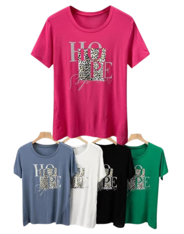 Polera de Dama Colores Surtidos x 12 Unds Talla: S / M - L / XXL