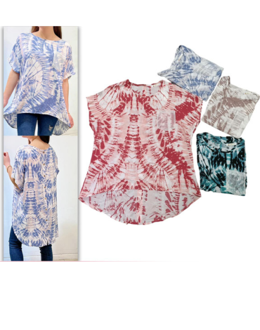 Polera de Dama Colores Surtidos x 12 Unds Talla: S / M - M / L - L / XL