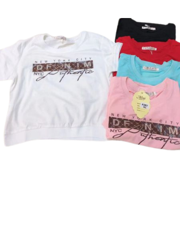 Polera de Dama Colores Surtidos x 12 Unds Talla: S / M - L / XL