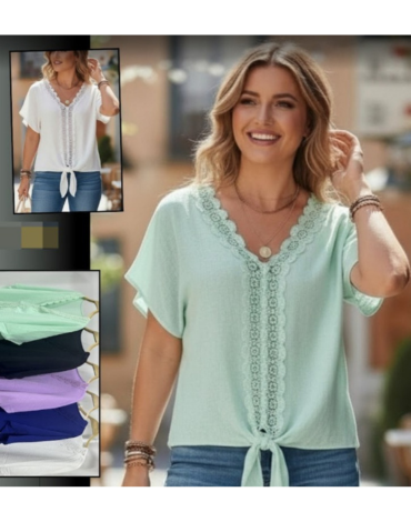 Polera de Dama Colores Surtidos x 6 Unds. Talla: Estándar