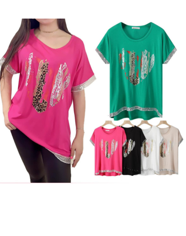 Polera de Dama Colores Surtidos x 12 Unds Talla: S / M - L / XL