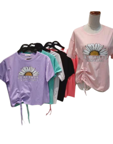 Polera de Dama Colores Surtidos  x 12 Unds Talla: M / L - XL / 2 XL