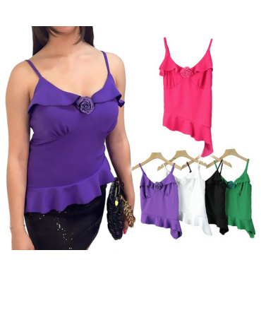 Polera de Dama Colores Surtidos x 15 Unds Talla: S / M - M / L - L / XL