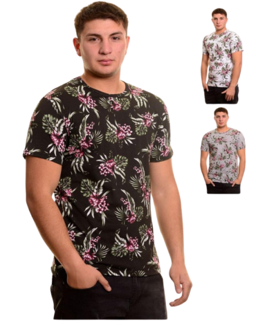 Polera de Hombre Algodón Colores Surtidos x 12 Unds.Talla: M - L - XL - 2XL