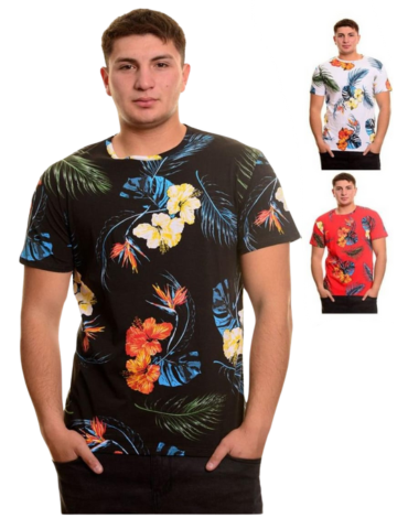Polera de Hombre Algodón Colores Surtidos x 12 Unds.Talla: M - L - XL - 2XL