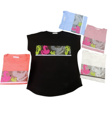 Polera de Mujer Colores Surtidos x 12 Unds. Talla: S / M - L / XL