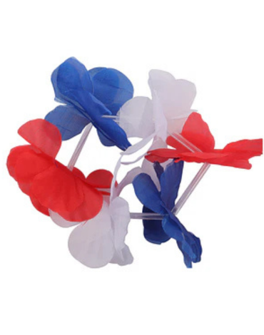 24 Set de Pulsera Hawaiana Fiesta Patrias(1 Set tare: 2 PCS )Medida: 10 cm aprox