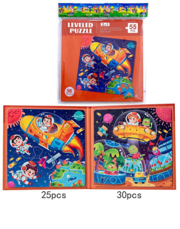 4 Set Puzzle Astronauta Modelos Surtidos (1 Set Trae:25 - 55 - 30  PCS)