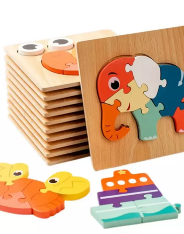Puzzle de Madera Modelos Surtidos x 6 Unds.
