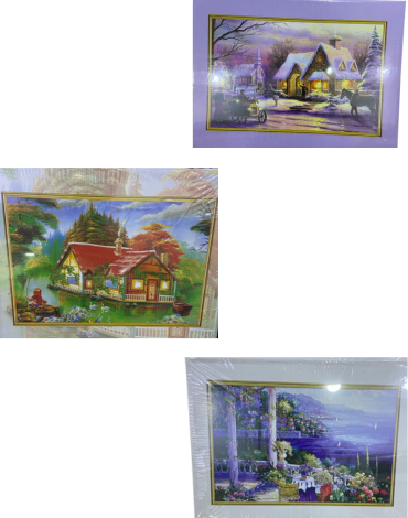 Rompecabezas Puzzle 500 PCS x 4 Unds.
