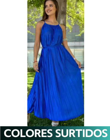 Vestido Plisado x 12 Unds Talla: Estándar