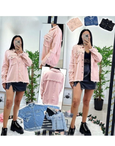 Chaqueta Jeans para Dama Colores Surtidos x 4 Unds. Talla: S / M - M / L - L / XL