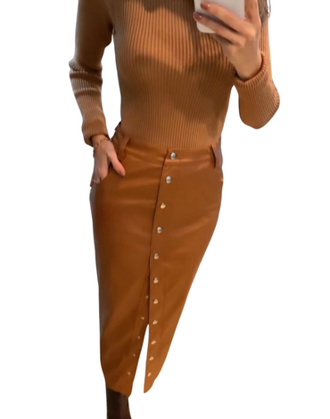 Falda Larga Ecocuero x 6 Unds Talla: S-M / L - XL