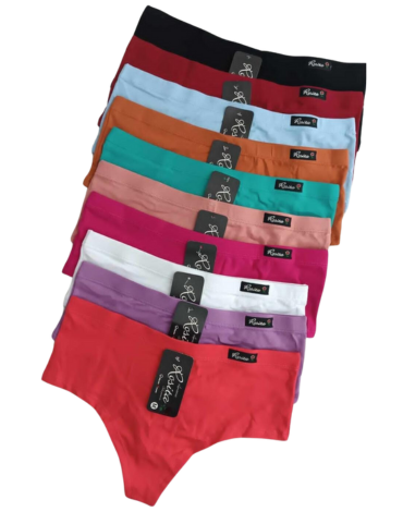 Calzón Culote para Damas Colores Surtidos x 12 Unds. Tallas: M - L - XL