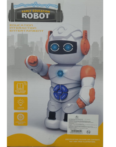 Robot con Luz Musical  x 4 Unds.