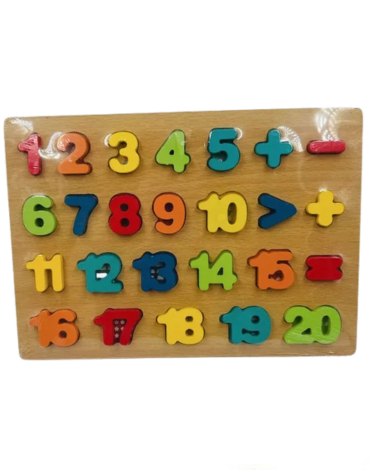Rompecabezas de Madera Numeros x 6 Unds