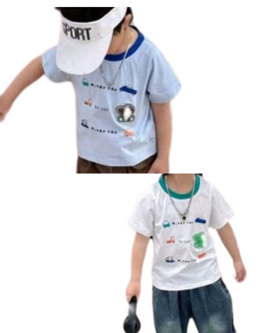Polera de Niño x 10 Unds. Talla: 90 a 130 cm.