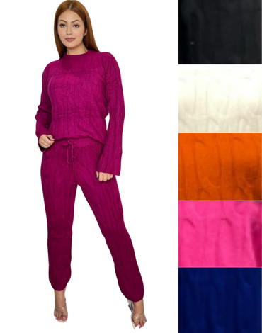 Conjunto de Dama de 2 PCS x 12 Unds. Tallas: Únicas