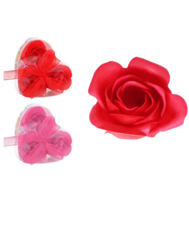 Rosas Artificial Colores Surtidos x 12 Unds.Medida : 8.5 x 7.5 x 4 cm aprox.