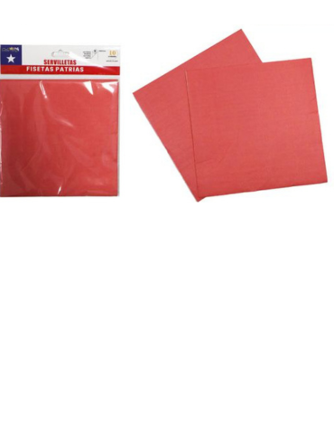12 Set Servilletas Color Único .Medida: 33 x 33 cm aprox (Set Trae : 10 PCS )
