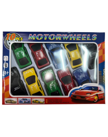 6 Set Carritos Motor Wheels.(1 Set Trae: 12 PCS)