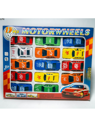 4 Set Carritos Motor Wheels .(1 Set Trae: 15 PCS)