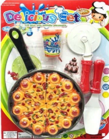 6 Set de Pizza con Sarten. (1 Set Trae 10 PCS)