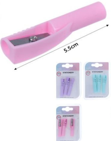 24 Set de Sacapuntas Colores Surtidos (1 Set Trae: 3 PCS) Medida: 5.5 cm aprox.