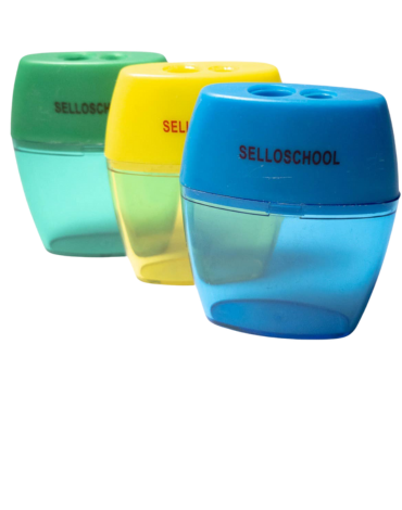 Sacapuntas Doble con Deposito Colores Surtidos x 24 Unds.