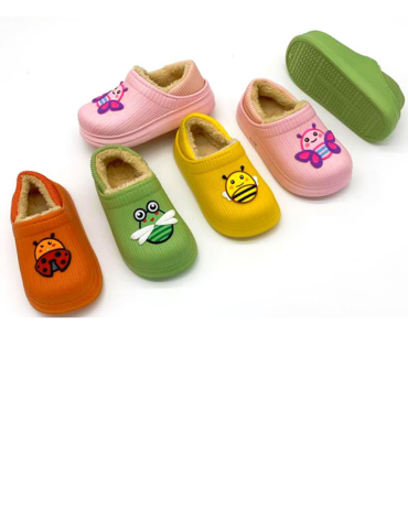 Sandalias de Goma Infantil con Chiporro  x 12 Pares Talla: 30 al 35