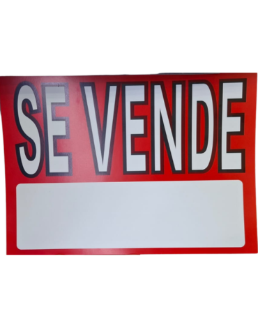 Señalética Se Vende x 24 Unds. Medida: 30 x 25 cm aprox.