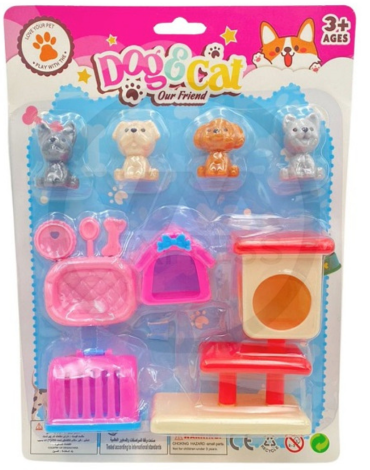 6 Set Casita de Mascotas.(1 Set Trae: 12 PCS)