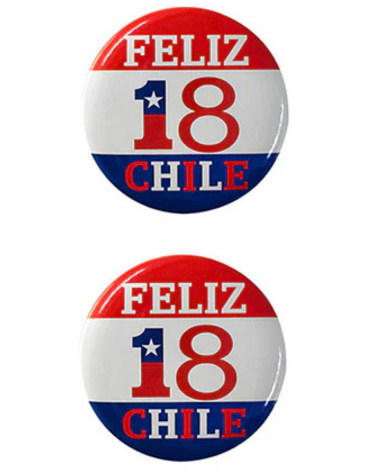 10 Set Chapa de Chile.Medida: 7.5 cm aprox.(1 Set Trae: 2 PCS)