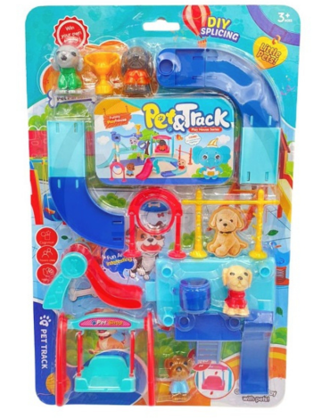 4 Set Competencia Canina Pista con Accesorios. (1 Set Trae: 14 PCS)