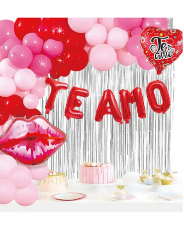 4 Set Globos de San Valentín (1 Set Trae: 60 PCS)