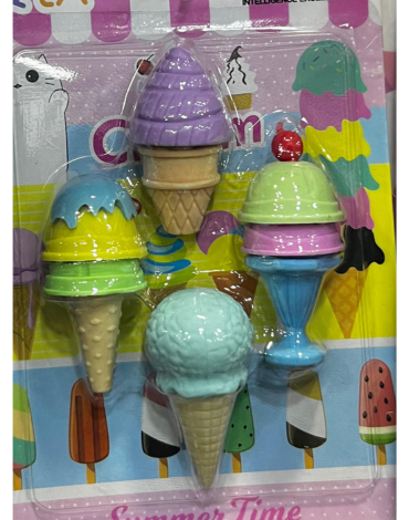 6 Set Goma de Borrar (1 Set Trae: 4 PCS)
