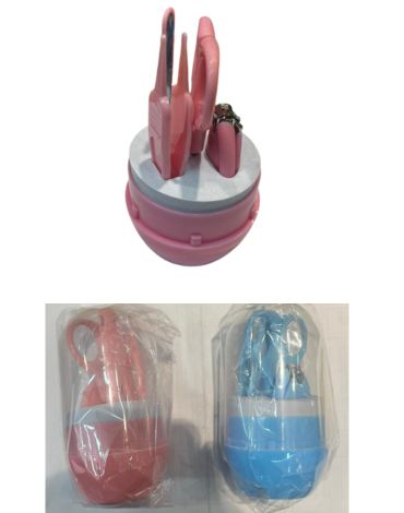 12 Set Manicure  para Bebe.(1 Set Trae: 5 PCS)