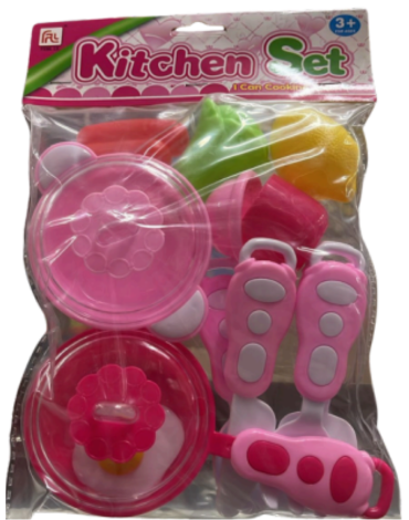 6 Set de Cocina Huevo con Accesorios (1 Set Trae : 9 PCS)