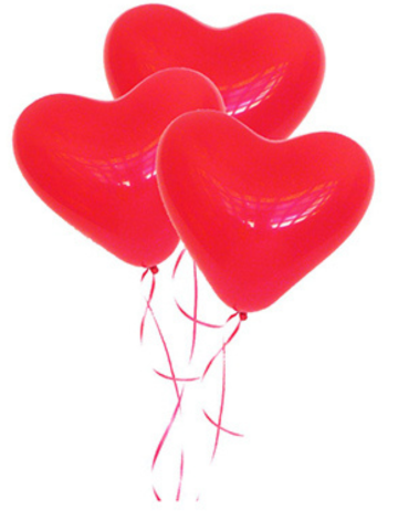 6 Set de Globo Forma de Corazón. (1 Set Trae : 25PCS)