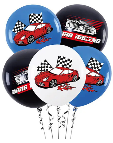 12 Set de Globos Látex  (1 Set Trae: 5 PCS) Medida: 30 cm aprox.