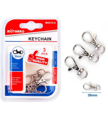 12 Set de Llavero 39 MM (1 Set Trae: 3 PCS)