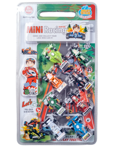 6 Set de Mini Carros (1 Set Trae: 8 PCS)