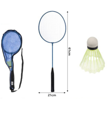 4 Set de Raquetas Badminton. Medida: 61 cm aprox. (1 Set : 3 PCS)
