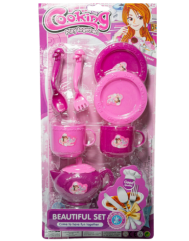 4 Set de Te y Accesorios (1 Set Trae : 8 PCS)