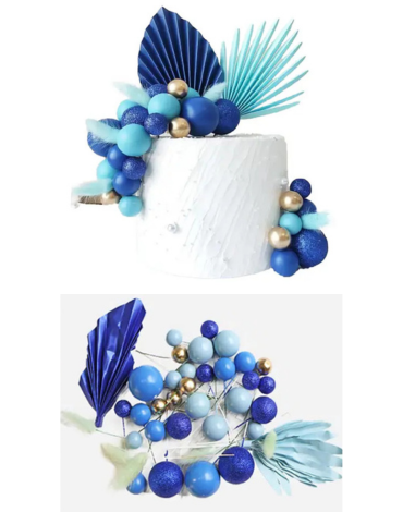 3 Set de Topper Decoración para Pastel (1 Set Trae: 38 PCS)