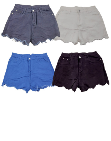 Short Jeans de Dama Elasticado x 12 Unds. Tallas:  M-L / XL-XXL