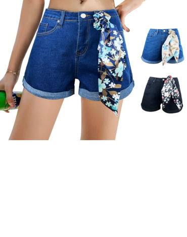 Short Jeans de Dama x 12 Unidades Tallas: M - L - XL - XXL